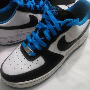 Nike Air force one Black blue and white